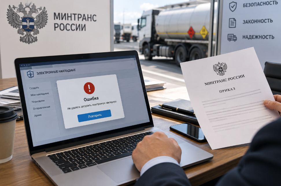 Минтранс утвердил порядок действий при сбое электронной накладной
